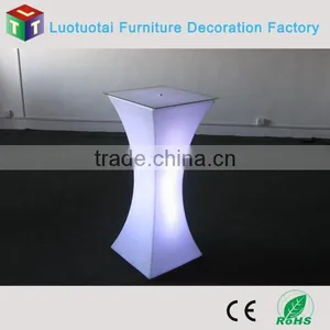 Led Square Cocktail /tea/ Coffee Table With Light thumbnail-3