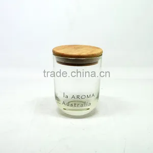 Round Bottom Clear Glass Candle Jars Candle Holders Wholesale thumbnail-2