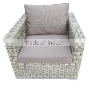 Outdoor Garden PE Rattan Arm Chair thumbnail-1
