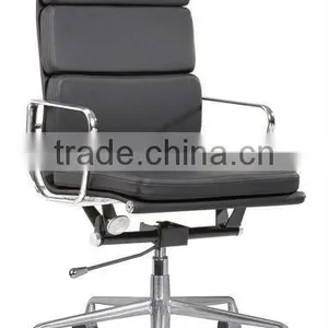 Office Furniture Factory Black Leather Chair thumbnail-1