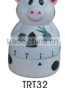 Cow Shape Plastic Table Kitchen Timer /mechanical Timer thumbnail-1