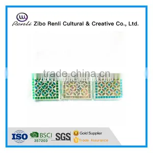 Handmade Colored Square Glass Heat Resistant Cheap Mosaic Table Mat for Drinking thumbnail-1