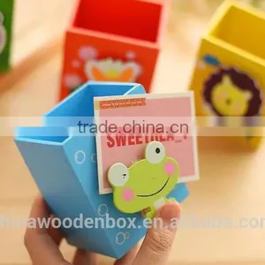 2015 Customize Wooden Stationery Box for Kids Low Price Wooden Cases thumbnail-3