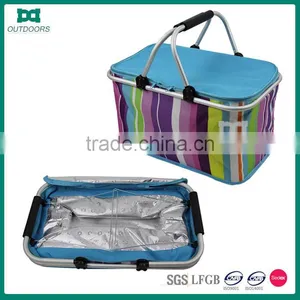 Folding Custom Picnic Basket Insulated thumbnail-6