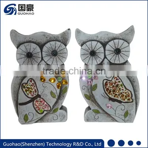 Sweet Outdoor Home Decor Owl Resin Garden Stepping Stones thumbnail-1