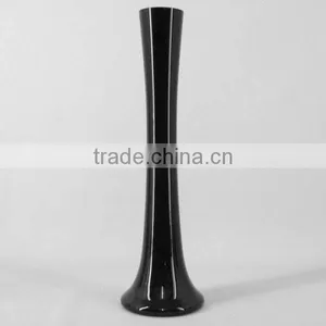 Black Shiny Tall Trumpet thumbnail-1