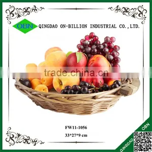 Wholesale Cheap Hand Woven Wicker Fruit Bowl thumbnail-1