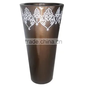 Modern Fiberglass Planter Flowerpot thumbnail-1