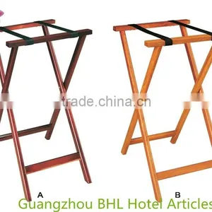 Wood Folding Luggage Rack for Hotels thumbnail-1