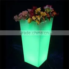 32 Inches High LED Flower Vase / Glowing Planter Pot With CE ROHS SGS Approved thumbnail-1