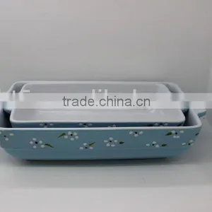 Newest Design Fashion Ceramic Bakeware With Handles thumbnail-1