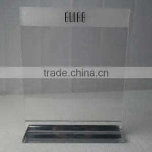 T Shape Acrylic Sign Holder thumbnail-2