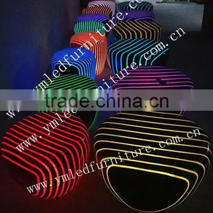 Nightclub Furniture Modern Glowing Led Bar Side Table thumbnail-1