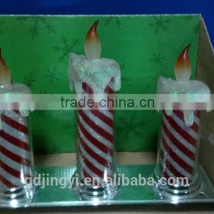 LED Light Acrylic Colorful Candle Table Decoration for 2015 thumbnail-5