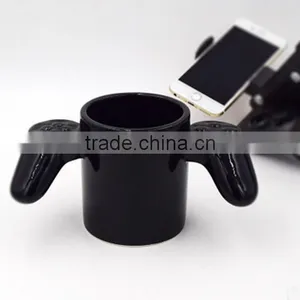 Ceramic Novelty 3D Game Button Double Handle Mugs thumbnail-5