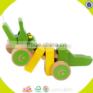 Wholesale Wooden Drag Toys for Kids Most Popular Wooden Drag Toys for Kids Funny Wooden Drag Toys for Kids W05B102 thumbnail-2