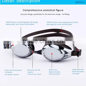 Factory Direct High Quality Soft Silicone Swimming Goggles thumbnail-3