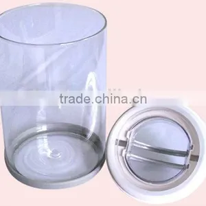 1200ML Large Size Plastic Lid Food Container Glass Airtight Canister thumbnail-2