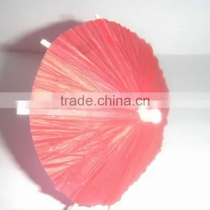 Solid Color Small Paper Cocktail Umbrella Sticks thumbnail-4