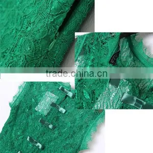 Women's Vintage Lace Sleeveless Cocktail Evening Party Bodycon Slim Pencil Dress thumbnail-2
