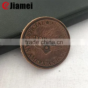 2015 Hot Selling Printing Custom Raise Logo Tpu Leather Repair Patches thumbnail-1