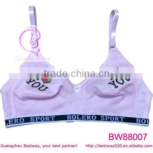 Sweet Cute Pink Bra With no Padding thumbnail-1