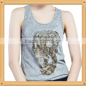 100% Cotton Ladies Tank Top Wholesale China Manufacture thumbnail-1