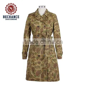 2017 Lady's New Fashion Camouflage Softshell Windproof Jacket for Spring Autumn Season thumbnail-1