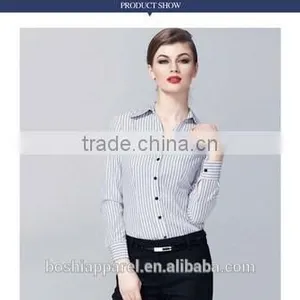 2016 Wholesale Cheap Elegant Ladies Shirt thumbnail-3