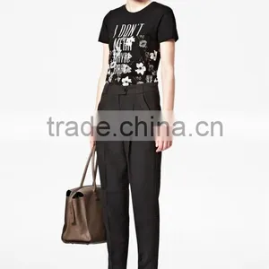 Ladies T-shirt With Floral Prints thumbnail-1