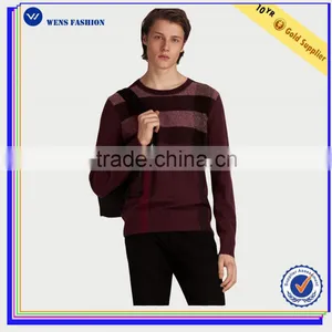 China Wholesale Breathable T-shirt 100 Cotton Sweatshirts Stripe Mens Sweatshirt thumbnail-1