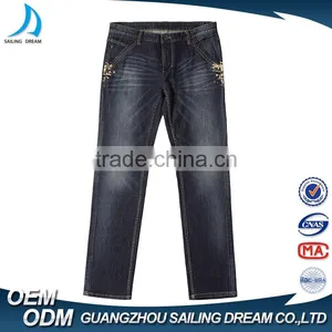 High Quality Biker Brand Name Mens Slim Fit Denim Jeans for Wholesale thumbnail-4