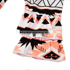 Wholesale 3 Pieces Girl Kids Clothes Sets w/ Headband thumbnail-2