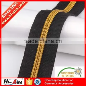 Hi-ana Zipper1 15 Years Factory Experience Good Supplying Nylon Zipper Rolls thumbnail-1