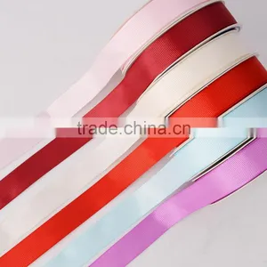 Wholesale 100% Polyester Colorful Grosgrain Ribbon for Hair Bows thumbnail-2