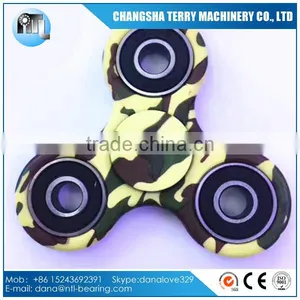 2017 New Type Graffiti Plastic ABS Tri Hand Fidget Spinner Toy With Ceramic Bearing thumbnail-1