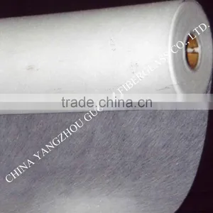 Plastic Flooring and Wall Covering Fiberglass Floor/Carpet Tiles Tissue thumbnail-1