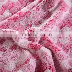 New Style Embossed 100%polyester Super Soft Coral Fleece Blanket/coral Fleece Fabric thumbnail-5