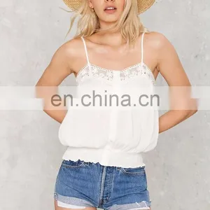 China Custom Women Tops and Blouses ,lace Crop Tops for Women 2016 thumbnail-2