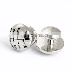 Men's Shirt Cufflink Studs Car Stalls Design Gift Cufflinks thumbnail-3