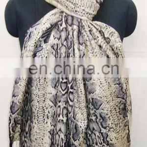 Animal Print Shawls /print Pashmina Shawls thumbnail-1