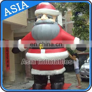 Funny Inflatable Christmas Decorations Inflatable Santa With Camper thumbnail-4