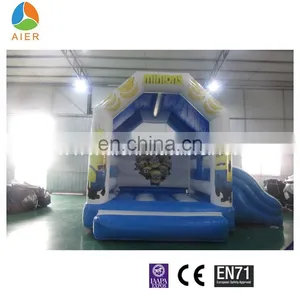 2016 New Season Promote Inflatable Bouncer With Slide Children Inflatable Play Land Cheap Inflatable Bouncer With Slide for Sale thumbnail-1