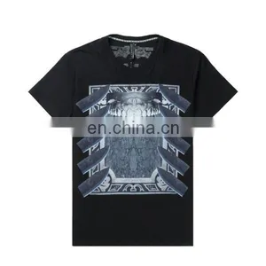 Discharge Printing Short Sleeve Mens Cotton t Shirts 2015 Cheap Custom Factory t Shirts thumbnail-2