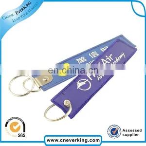 Promotion Custom Polyester Embroidery Keychain thumbnail-2