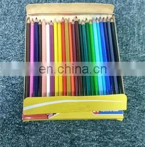 High Quality Stationery 7 " Triangular Color Plastic Pencil 24pcs Set With Sharpener thumbnail-5