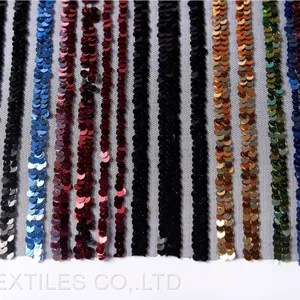 5mm Sequin Fabric Mesh Based Multicolour thumbnail-2