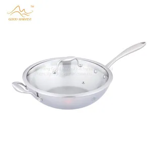 Stainless Steel Wok thumbnail-3