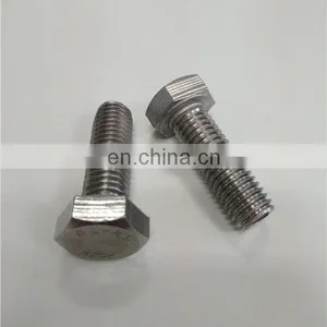 ANSI ASTM 316 SS304 HEX BOLT DIN933,m8x50 thumbnail-1