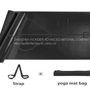 Black PU Top Rubber Yoga Mats Suppliers thumbnail-3
